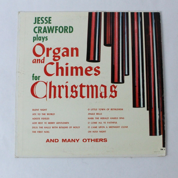 Jesse Crawford Plays Organ And Chimes For Christmas Vinyl LP Record 1964 XM3