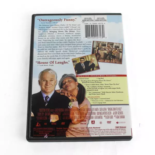 Bringing Down The House DVD Widescreen Steve Martin Queen Latifah Comedy