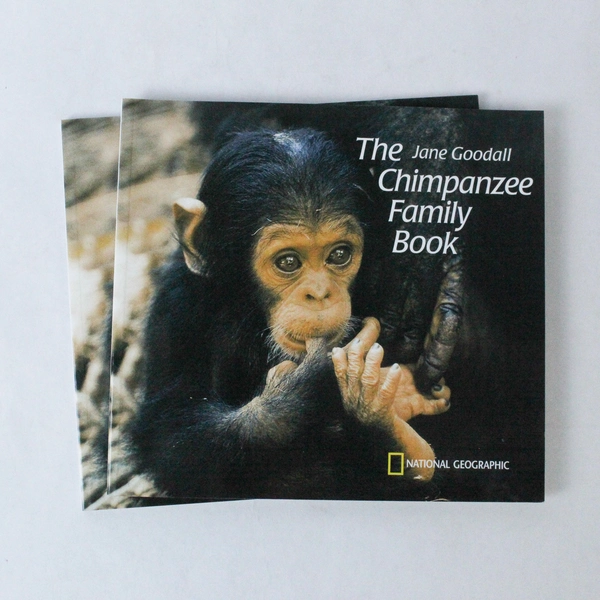 Lot Of 2 Paperback Books The Jane Goodall Chimpanzee Family Book National Geo
