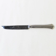 Single PC Reed and Barton Birch Hall Dinner Knife Stainless Steel Flatware Bent