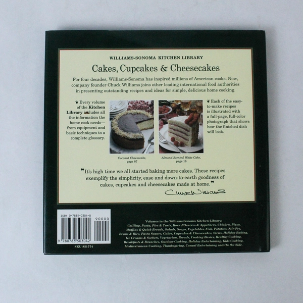 Cakes Cupcakes & Cheesecakes Williams Sonoma Kitchen Library 1995 HC
