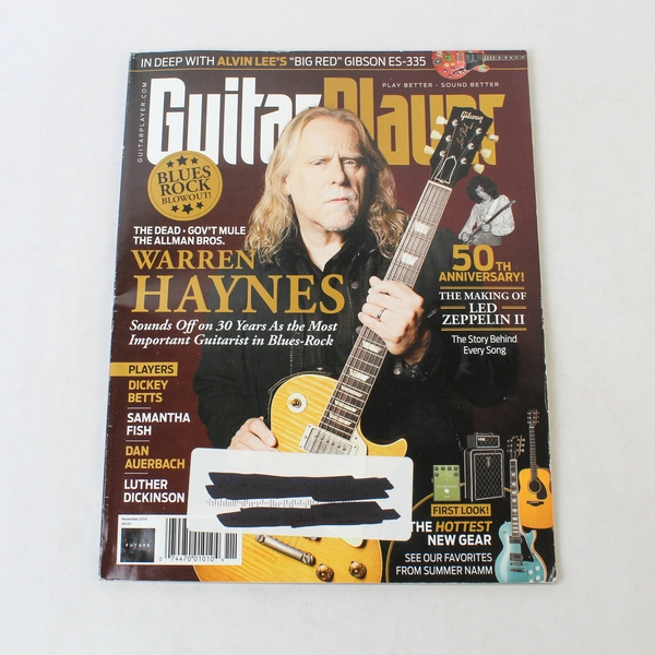 Guitar Player Magazine November 2019 Warren Haynes Dickey Betts