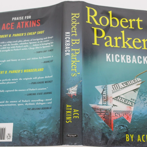 Robert B. Parker's Kickback by Ace Atkins Hardcover Book in Good Condition
