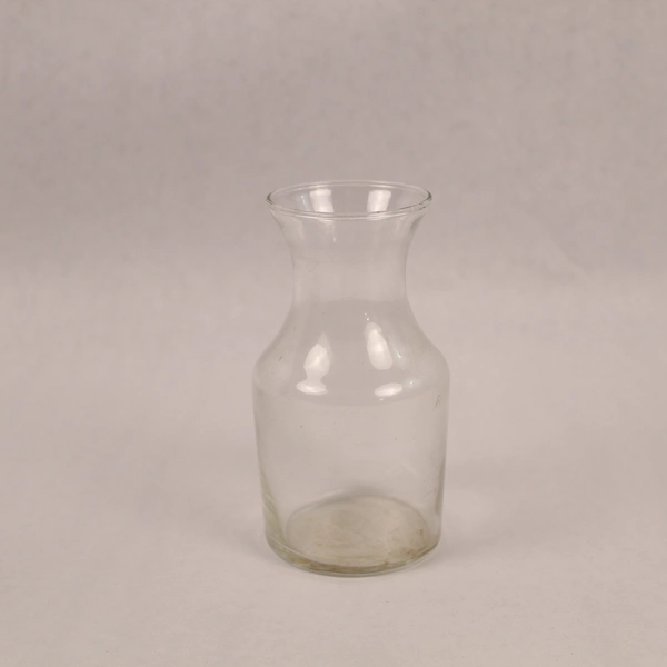 Lot of 3 Clear Glass Bud Vases Carafes Decanters 3 oz to 6 oz Crafts