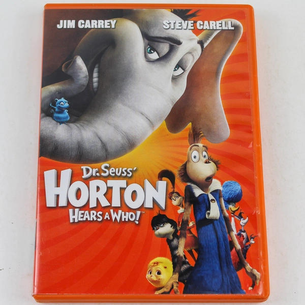Horton Hears a Who DVD 2009 Dr Seuss Jim Carrey Steve Carell Pre-Owned