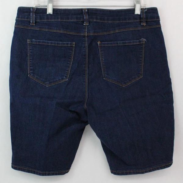 D. Jeans Dark Wash Blue Denim Shorts Women's Size 14