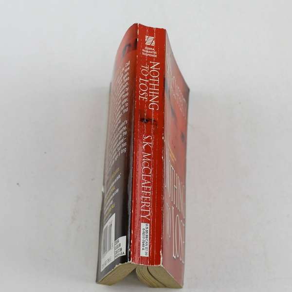 Nothing To Lose by S.K. McClafferty Zebra Romantic Suspense Paperback Book