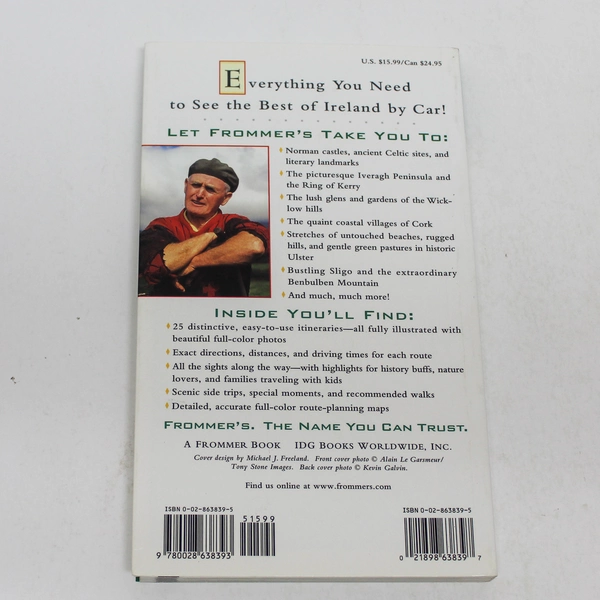 Ireland's Best Loved Driving Tours Book by AA Publishing 4th Edition 2000