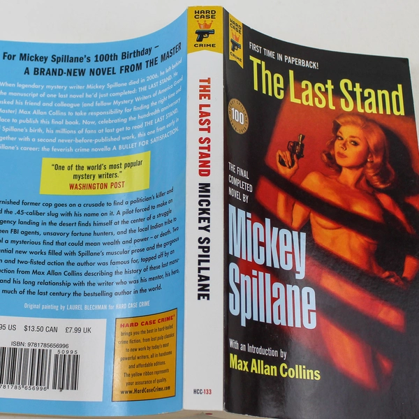 The Last Stand by Mickey Spillane Hard Case Crime PB 2018 Good Condition