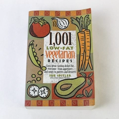 1001 Low-Fat Vegetarian Recipes by Sue Spitler Paperback 1997 Cookbook