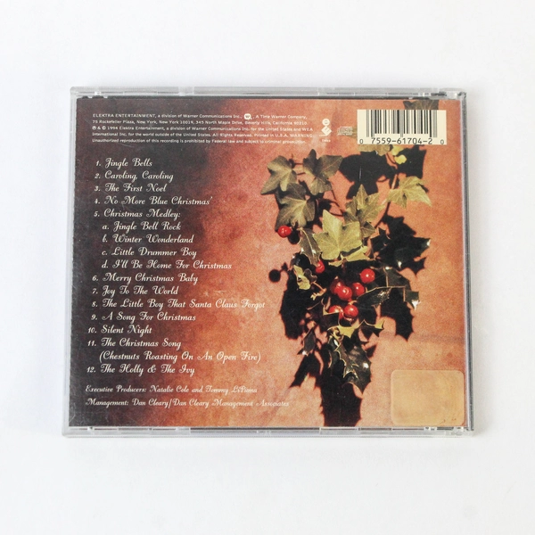 Natalie Cole Holly & Ivy CD 1994 Elektra Entertainment Christmas Jazz
