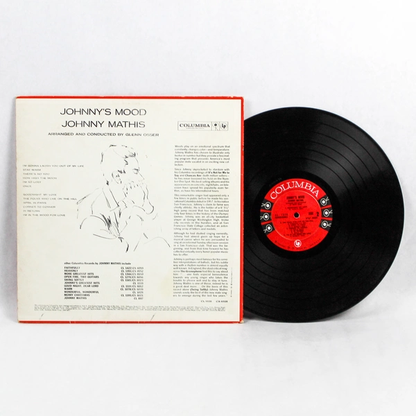 Johnny's Mood LP by Johnny Mathis Columbia CL1526 Pre-Owned Record