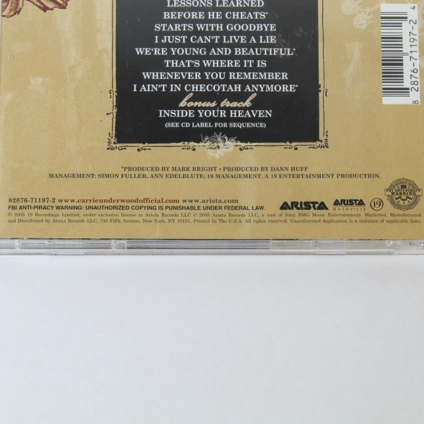 Carrie Underwood Some Hearts CD 2005 - Good Pre-Owned Condition, Untested