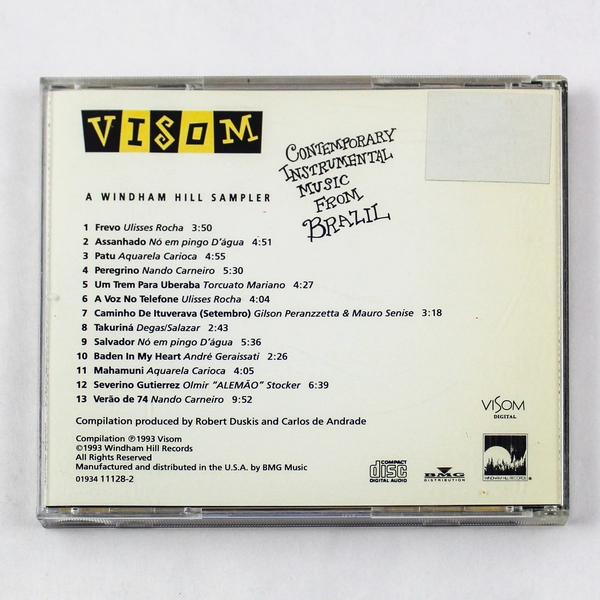 Visom A Windham Hill Sampler CD Contemporary Instrumental Music from Brazil