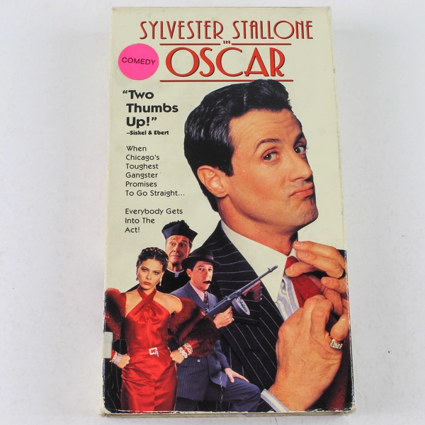 Oscar VHS 1991 Sylvester Stallone Comedy Touchstone Home Video