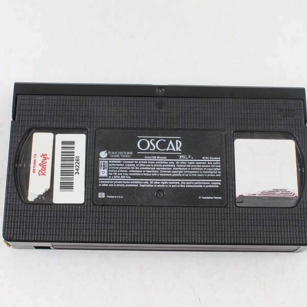 Oscar VHS 1991 Sylvester Stallone Comedy Touchstone Home Video