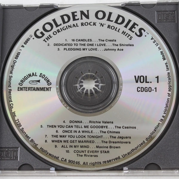 Golden Oldies Vol. 1 CD 1994 Various Artists Rock 'n' Roll Hits Original Sound