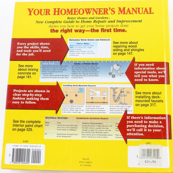 New Better Homes and Gardens Complete Guide to Home Repair & Improvement 1997
