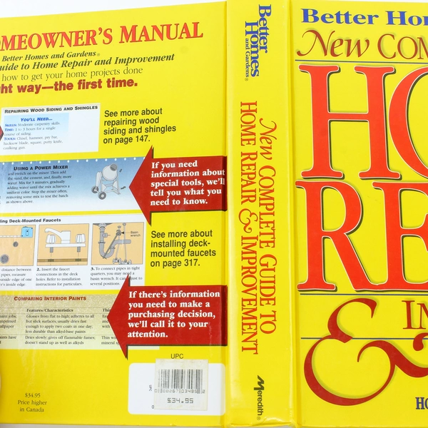 New Better Homes and Gardens Complete Guide to Home Repair & Improvement 1997