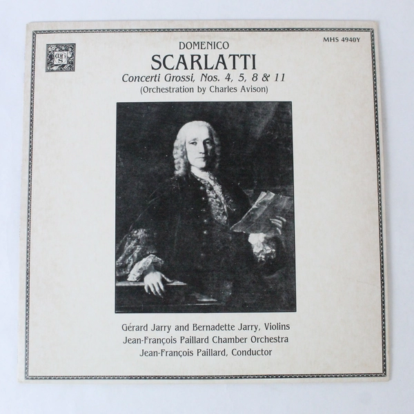 Domenico Scarlatti Concerti Grossi Nos. 4 5 8 And 11 1983 Orchestra Vinyl LP