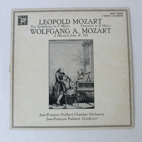 Leopold Mozart Toy Symphony Concerto in D Wolfgang Musical Joke Paillard 1983 LP