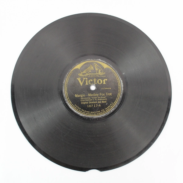 Dixieland Jazz Band 78RPM Margie Medley Palesteena Fox Trot Victor 10in 18717