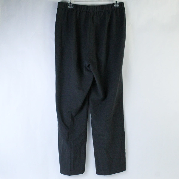 Kim Rogers Pants Slacks Charcoal Gray Women's Size 14R Stretch Waist