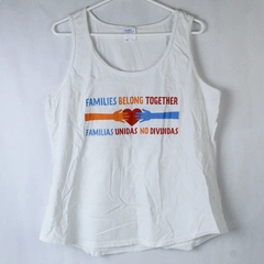 Port & Company Women's Tank Top XXL Families Belong Together Pre-Owned