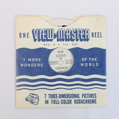 Vintage Sawyer's ViewMaster 4151 Scenes Of Lebanon World Wonders