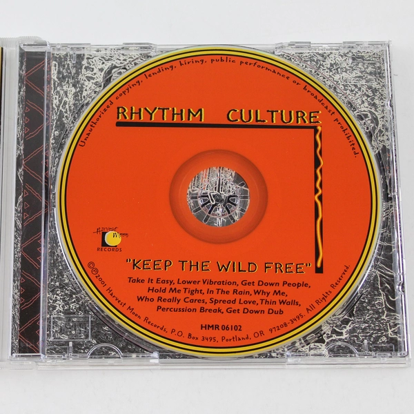 Rhythm Culture Keep The Wild Free CD 2001 Harvest Moon Records Good Condition