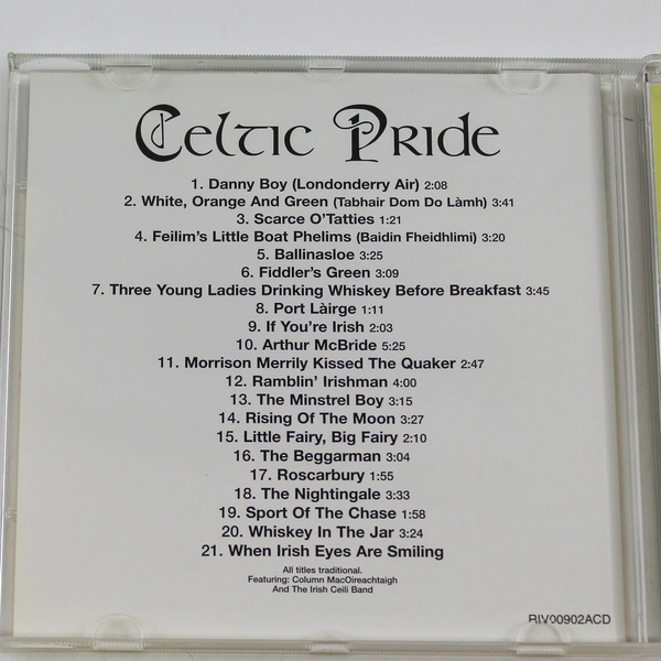 Celtic Pride Irish Dance CD by Irish Ceili Band 20 Songs Good Condition