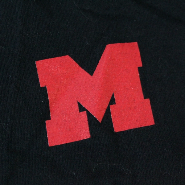 Port and Company MHS Go Grizzlies T Tee Shirt Men's Size 2XL Black Long Sleeves