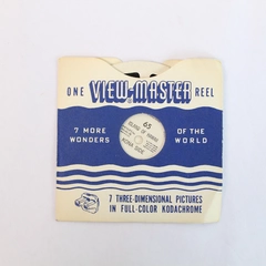 Vintage Sawyer's ViewMaster Reel 65 Island Of Hawaii Kona Side USA Wonders