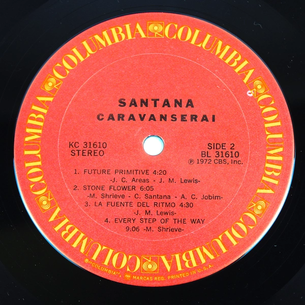 Santana Caravanserai LP Vinyl Gatefold Record 1972 Columbia Latin Rock Psych