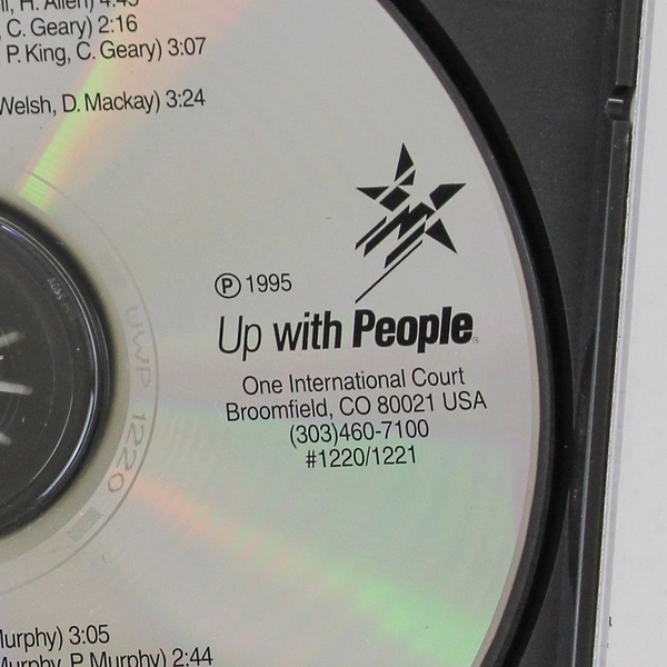 The Festival CD by Up With People 1995 Good Condition Minor Scratches