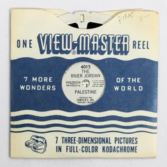 Vintage ViewMaster 4015 The River Jordan Palestine Wonders of the World Reel