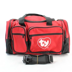 Ty Toys Red Crossbody Duffle Bag Bag Travel Luggage Removable Strap
