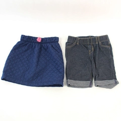 Lot of 2 Toddler Girl's Bottoms Old Navy Skirt and Circo Shorts Size 4T