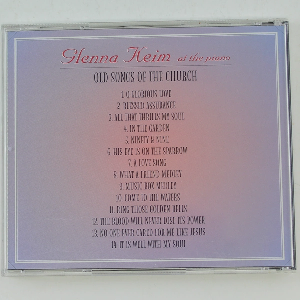 Gladtimers Glenna Keim Old Songs of the Church 2001 CD Pre-owned Condition