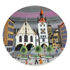 Vintage Barbara Furstenhofer Munchen Plate Luisenburg Bavaria 7.5"