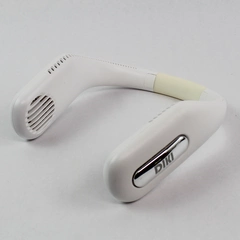 Diki Portable Neck Fan WT-F41 White Rechargeable Tested Pre-Owned 2.5"x8"