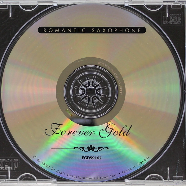 Romantic Saxophone Forever Gold CD by St. Clair Entertainment 1999