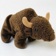 Vintage TY Beanie Baby Roam the Buffalo 1998 NWT P.E. Pellets Collectible