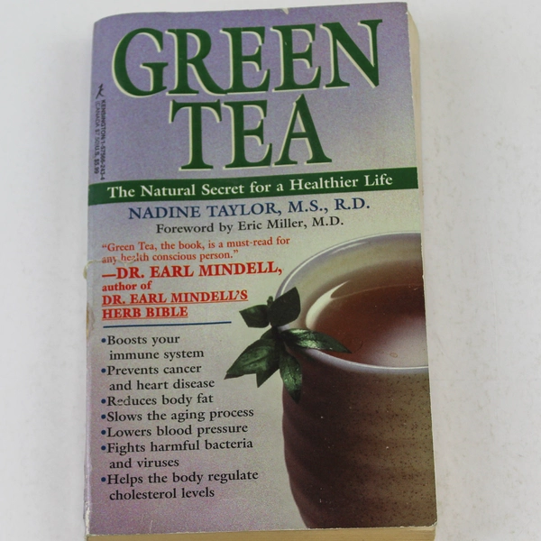 Green Tea By Nadine Taylor MS RD Copyright 1998 Kensington Health Paperback Book