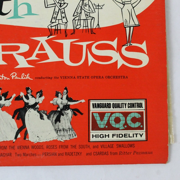 Anton Paulik Hi Fi Hi-Jinks With Strauss Vanguard Vinyl Record 12 in 33 RPM