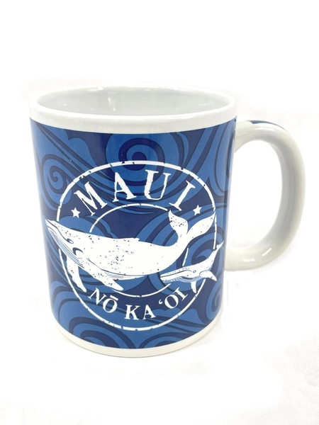 2017 Island Heritage Maui No Ka 'Oi Coffee Mug Whale Design Pre-Owned