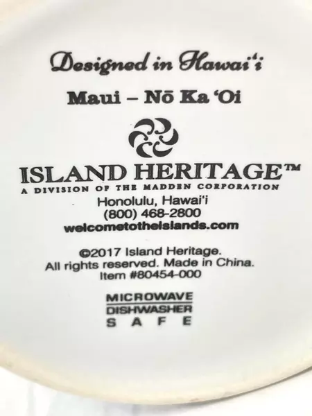 2017 Island Heritage Maui No Ka 'Oi Coffee Mug Whale Design Pre-Owned