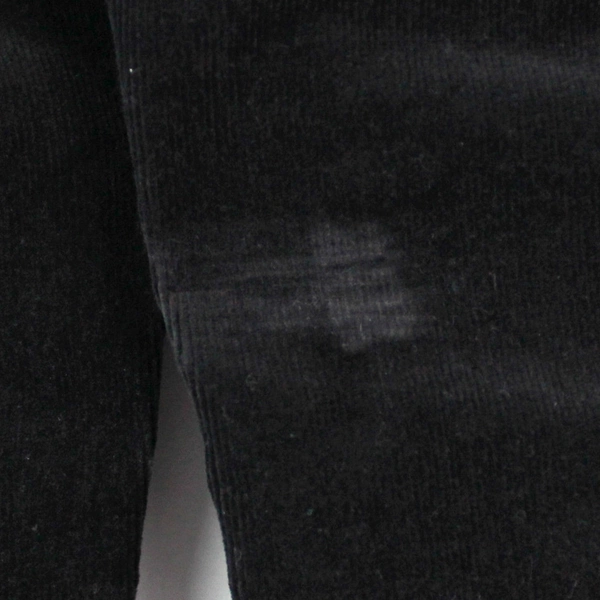 St. John's Bay Black Straight Leg Corduroy Pants Women's Size 8