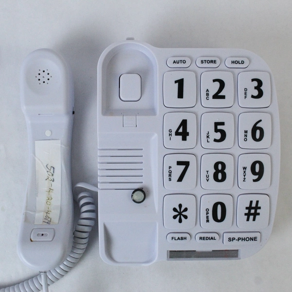 Big Button Corded Speakerphone 10 Two Touch Number Memory Seniors New In Box