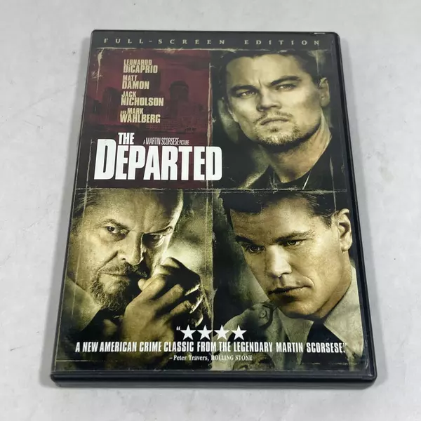The Departed DVD 2007 Warner Bros Leonardo DiCaprio Matt Damon Wahlberg
